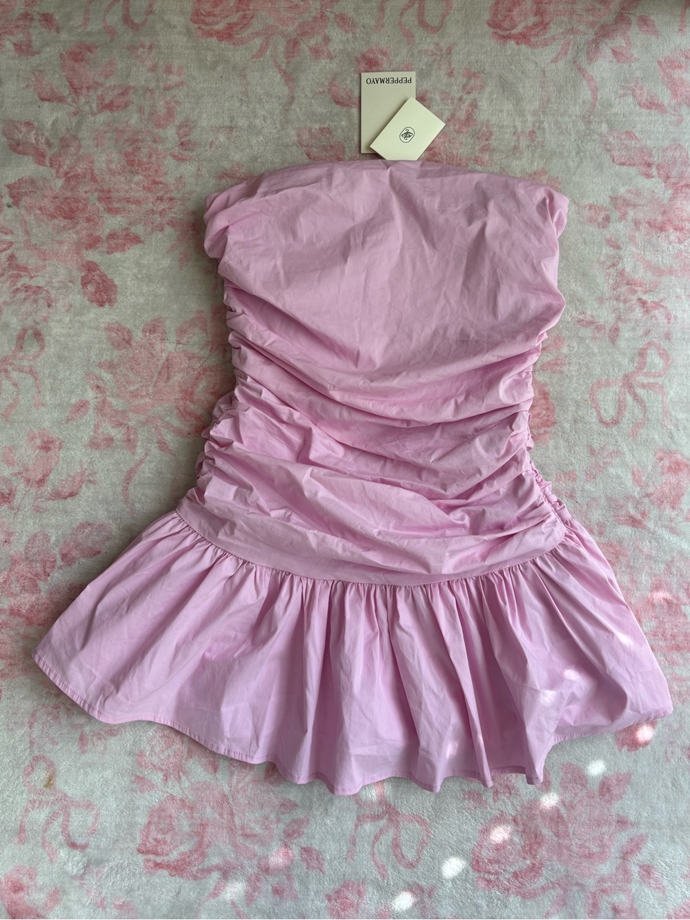 Peppermayo Carmel Mini Dress in Pink - Picture 3 of 5